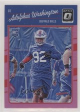 2016 Donruss Optic Rookies Pink Adolphus Washington #102 6p0