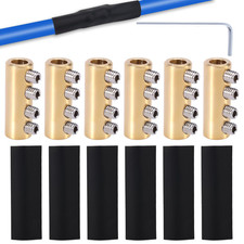 6Pcs 6 AWG Wire Connector Nut Kit, 80Amp Quick Connection Terminal Splicing Quic