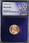 1954-D Lincoln Wheat Cent — photo from another recent sale