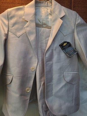 NWT Boys Sz 8 Tall Western Dress Cowboy Suit Blazer Pant El General