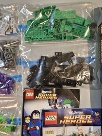 LEGO DC Comics Super Heroes 6862 Superman Power Armor Lex Wonder Women COMPLETE 
