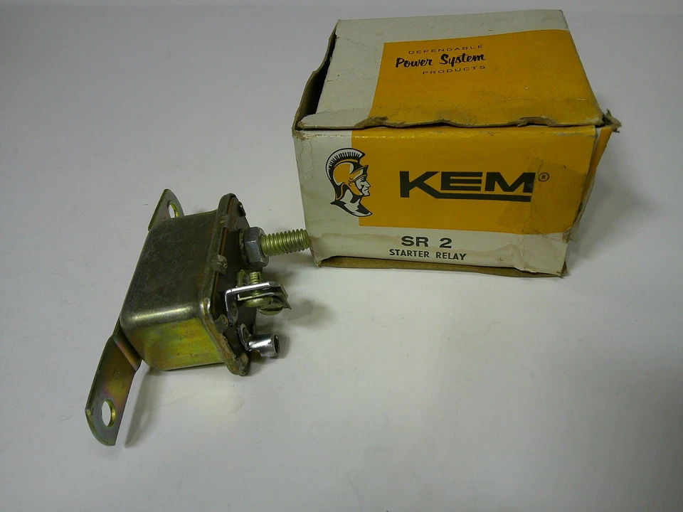 KEM #SR2   Chrysler 1956-1960 Imperial 1957-1960  12v Starter Relay  NEW - Image 2 of 3