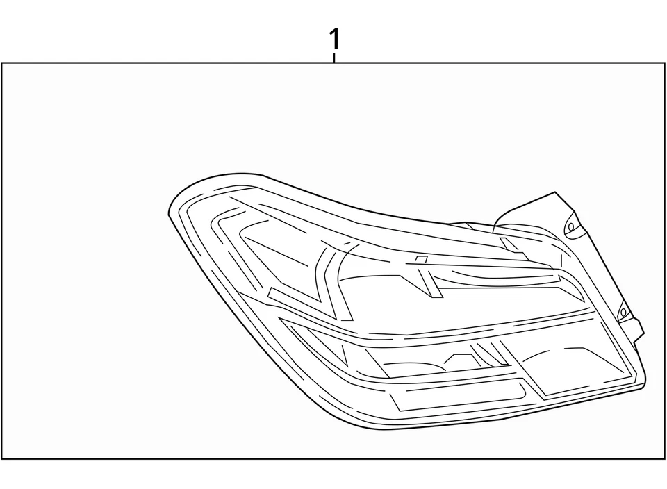 Luces traseras derecha/pasajero/RT Mitsubishi Mirage G4 2016-2019 OEM Foto 4 de 4