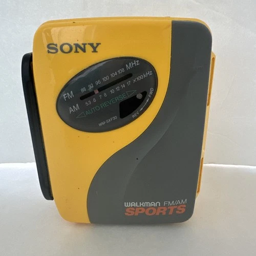 Sony Walkman Sports WM-SXF30 Vintage FM/AM Radio Cassette Player Tested Working