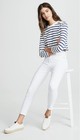 FRAME Ali High Rise Cigarette Jeans Women’s 6 White Denim Ankle Pants Luxe $240 — photo 1