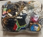 Vintage and Modern Damaged Or Broken Costume Jewelry Mystery Craft Lot 1 Pound