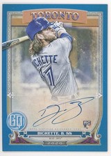 2020 Topps Gypsy Queen BO BICHETTE Rc 💎 Auto Indigo /150