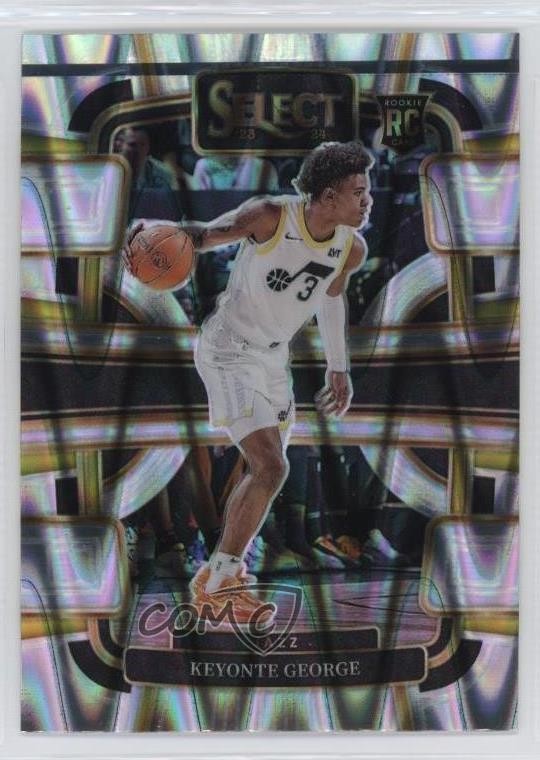2023-24 Panini Select Concourse Tectonic Prizm Keyonte George #75 1p1a