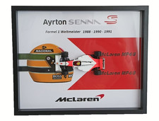 MINICHAMPS McLaren MP4/8 Ayrton Senna 1993 1:43 Formula1 Tabacco Pubblicità