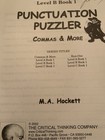 Punctuation Puzzlers Commas and More: Level C Book 1 ~ M. A. Hockett PB — photo 3