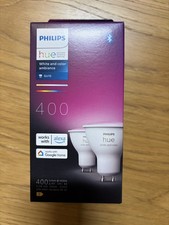 Philips Hue GU10 White and Colour Ambiance 2 x Smart Spotlight 400L Bluetooth
