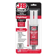 J-B Weld High Heat Epoxy Syringe, Dark Grey 25ml 1 Pack,