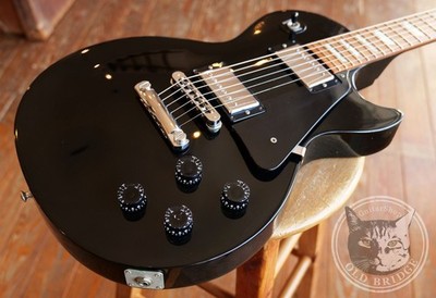(Gibson) Les Paul Studio Ebony Black Made in USA 2005 Solid Body E-Gitarre