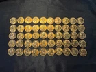 1955-S Lincoln Wheat Cents Pennies Roll of 50 Gem BU Beautiful! Errors Included!