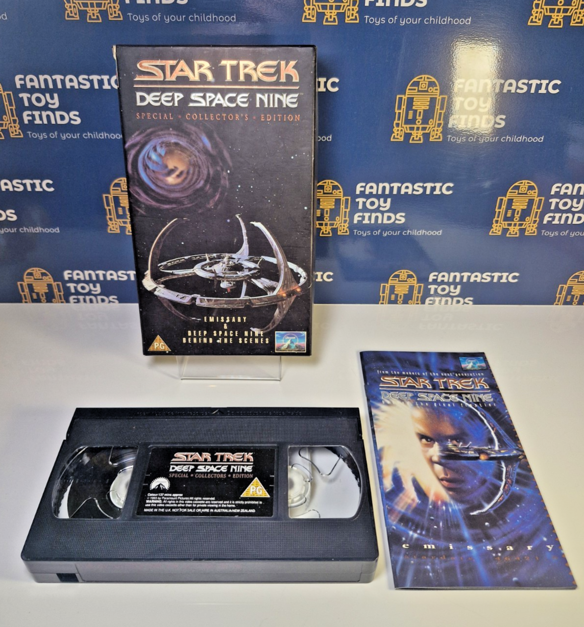 STAR TREK Deep Space Nine Special Collectors Edition VHS VIDEO & Booklet