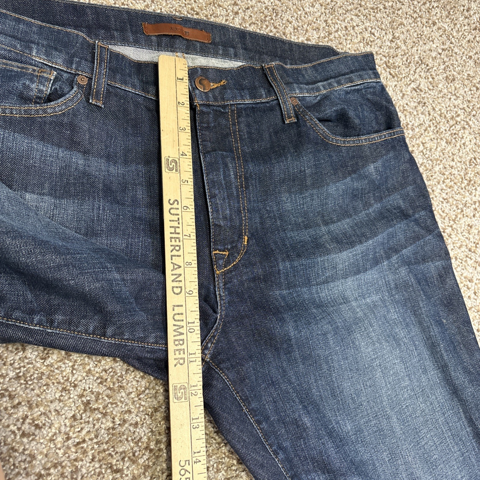 Joes Mens The Classic Straight Leg Jeans 38 (39x34.5) Dark Wash Mid Rise Denim - View 9