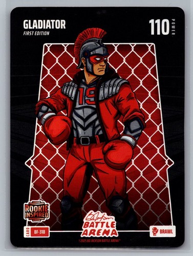 Gladiator Roman Anthony Bo Jackson Battle Arena #318 Battlefoil Brawl Power 110