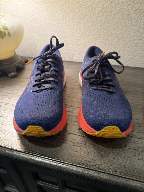 Pre-owned ASICS Gel-Kayano  FF Blast+ Men's Blue Orange Mesh Running Shoes