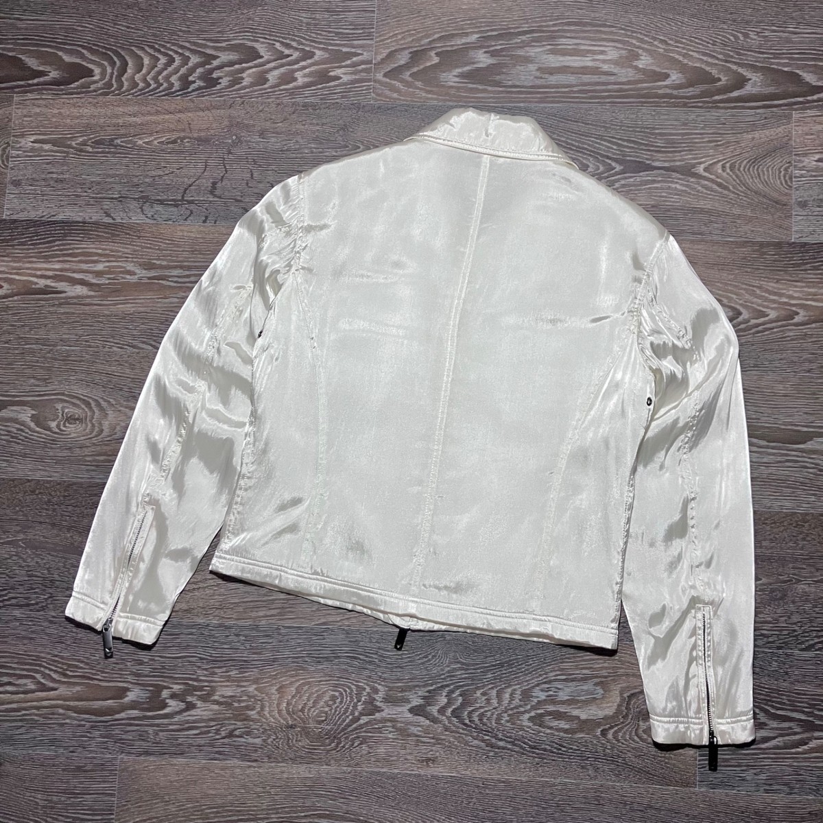 Vintage 2000s EMPORIO ARMANI Archive Iridescent Silk/Rayon 