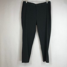Quince Mens Performance Dress Pants Black Flat Front Size 38x30