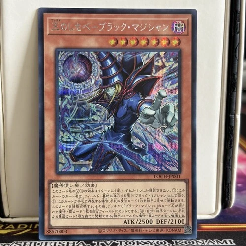 Dark Magician, The Pharaoh's Servant Secret Rare Japanese Yugioh LOCH-JP001