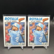 2026 Topps Heritage Baseball Kyle Isbel #365 KC Royals MLB (2) Cards