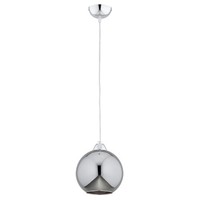 HäNgelampe Esstisch Chrom Rauchglas Glas Modern E27 L:20 Cm Pendelleuchte KüChe