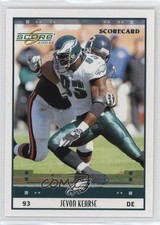 2005 Score Scorecard 34/599 Jevon Kearse #218 15w8