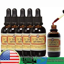 1 5PCS J.Crow'S Lugol'S Solution of Iodine 2 2 Oz/60ml