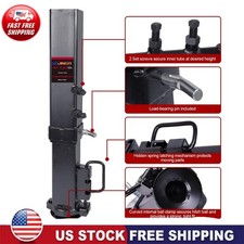 2-516 Ball 25000 Lbs Capacity Square Adjustable Gooseneck Trailer Coupler New