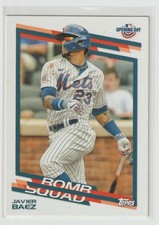 2022 Topps Opening Day Javier Baez #BS-19 Bomb Squad Card New York Mets