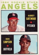 1964 Topps - 1964 Rookie Stars #127 Dick Simpson, Aubrey Gatewood (RC)