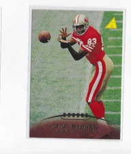 1995 Pinnacle J.J. Stokes Rookie #215 49ers