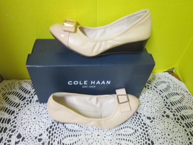 cole haan emory bow wedge