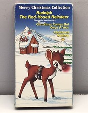Rudolph Red-Nosed Reindeer VHS Video Tape Original Christmas Collection Santa