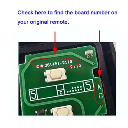 for Toyota Highlander 2014 2015 - 2019 Smart Key Remote Fob HYQ14FBA 281451-2110 - 第 5/7 張圖片