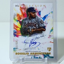 Rogelio Armenteros RC 2020 Topps Inception Rookies & Emerging Stars Auto 011/220