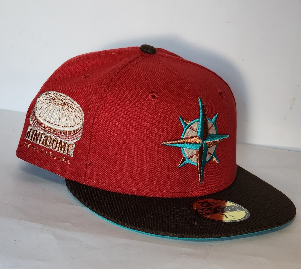 7 1/8 New Era 59Fifty Seattle Mariners Kingdome Side Patch