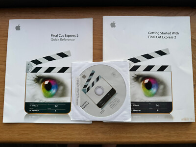 Final Cut Express 2 für Mac - M9369Z Vintage 2004 Version mit Dokumenten