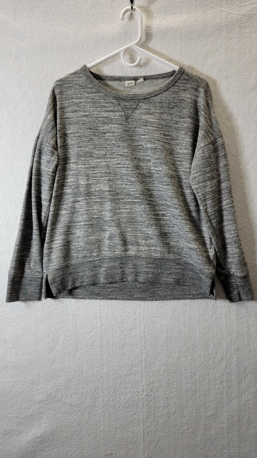 Gap Women's Pullover Gray Sweater Side Split - image 1