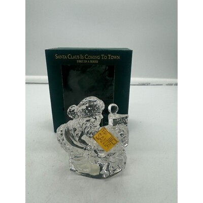 Marquis Waterford Santa Claus Is Coming To Town Figurine First in a Series Germa