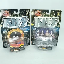 Lot of 2 Racing Champions KISS Limited Edition Diecast Car Psycho Circus NEW