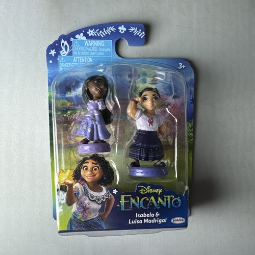 JAKKS Disney ENCANTO Movie 2 PACK MINI Figures ISABELA MADRIGAL & LUISA MADRIGAL - 第 1/3 張圖片