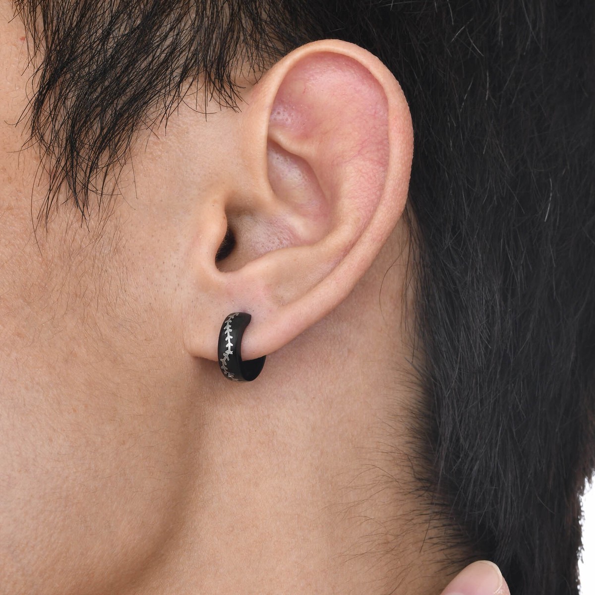 Vnox Viking Earrings for Men Boys,Hip Hop Punk Stainless Steel