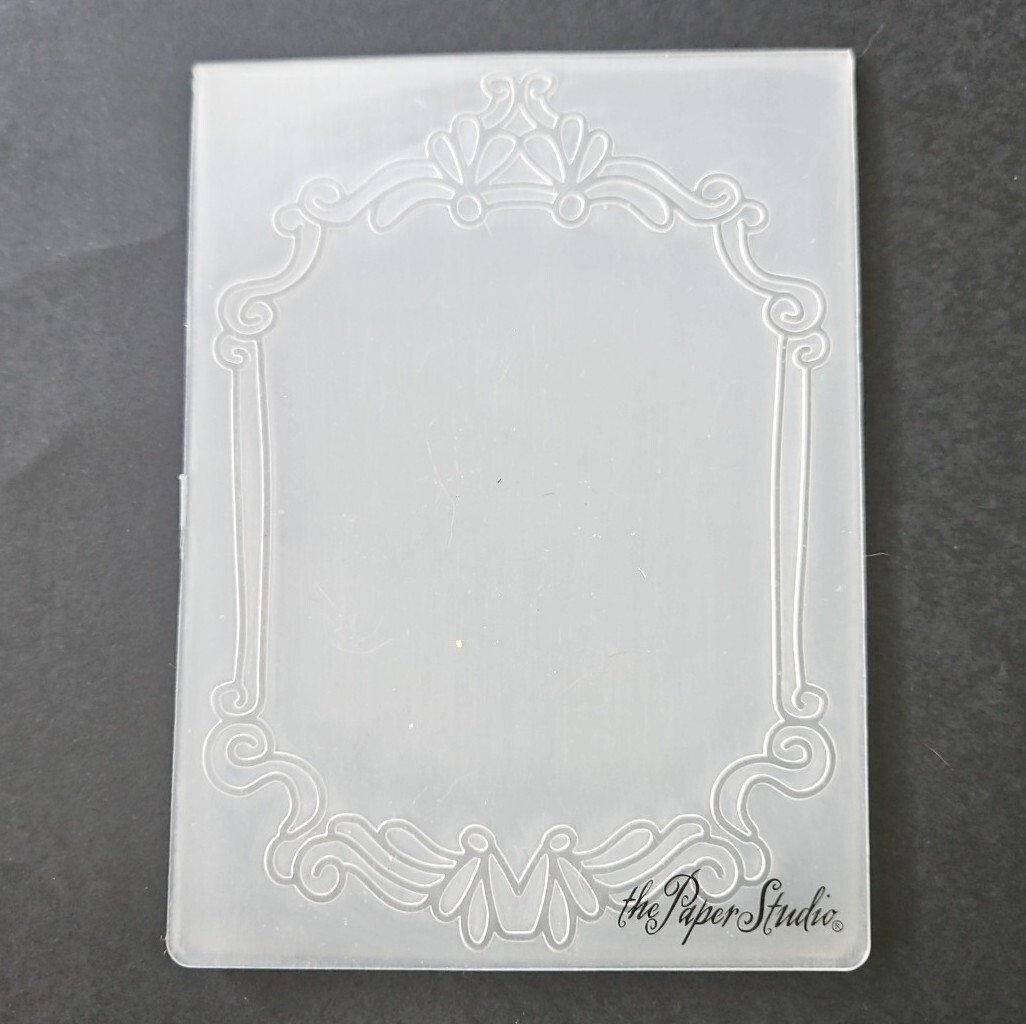 ART DECO LABEL The Paper Studio Embossing Folder 4¼