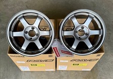 Volk Racing Te37sl 15x8 4x100 35 Civic Fit Integra Miata Mx5 Wheel Rim Gunmetal