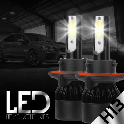 H13 488W 48800LM CREE LED Headlight Kit High/Low Beam Bulbs 6K White High Power