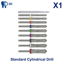 1x Dental DSI Surgical Standard Cylindrical Drill For Implant Socket Cutting