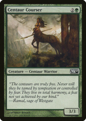 Magic MTG Tradingcard Core Set 2010 Centaur Courser 172/249