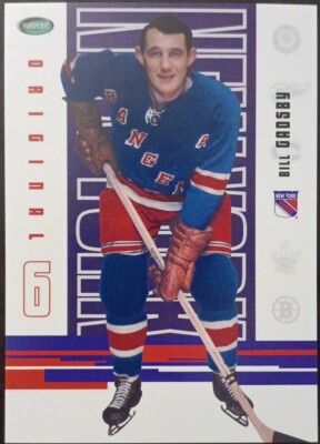 2003 - 2004 Parkhurst Bill Grosby Original Six Rangers #44 Hockey Card